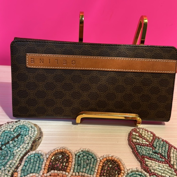 Celine Brown Leather Clutch - Picture 7 of 9